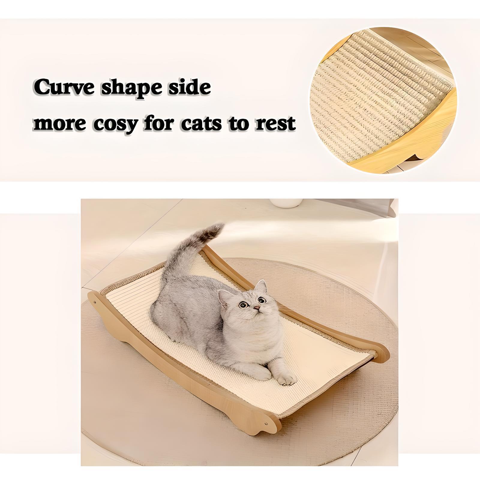 U-shaped Cat Scratching And Lying Bed, Suitable For Cat Owners And Cat Lovers